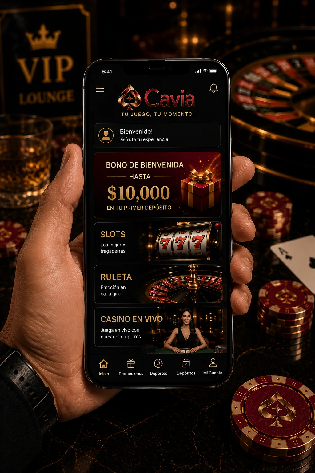 Casino desde el celular